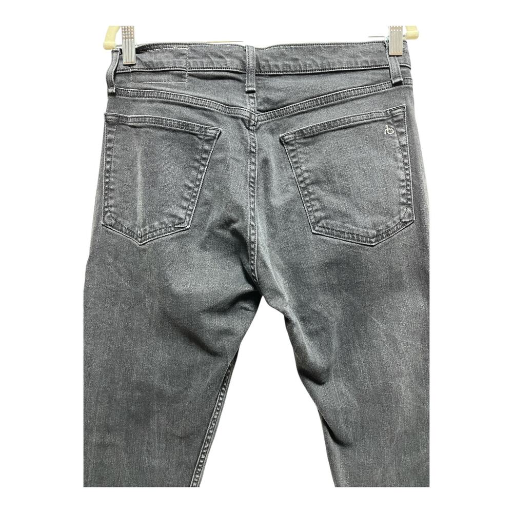Rag & Bone Fit 2 Slim Jeans Men’s 30 Black Denim Button Fly Excellent Condition - Picture 5 of 10